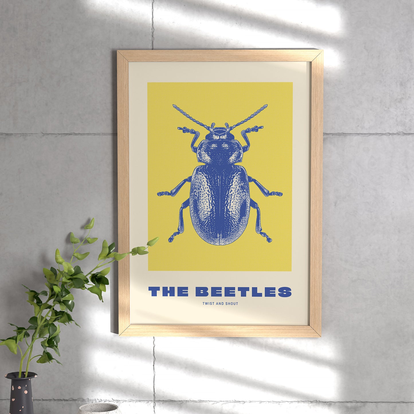 Póster Musical The Beetles - Lámina Decorativa Rock para Pared | Regalo Fan