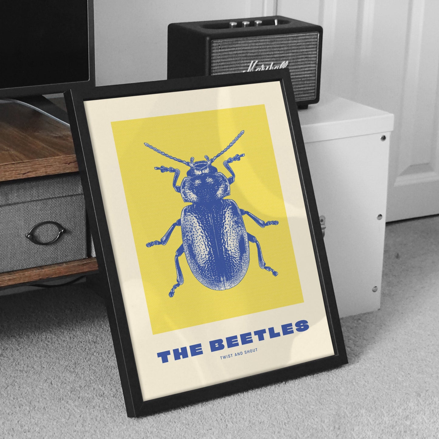 Póster Musical The Beetles - Lámina Decorativa Rock para Pared | Regalo Fan