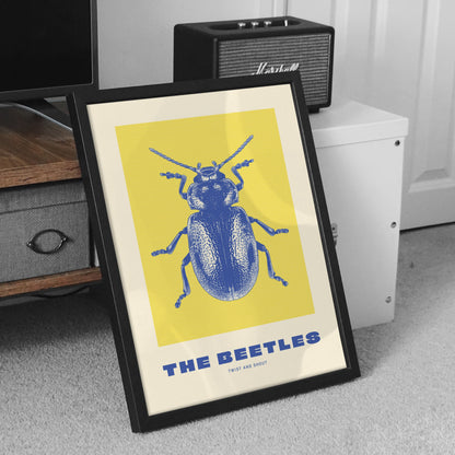 Póster Musical The Beetles - Lámina Decorativa Rock para Pared | Regalo Fan