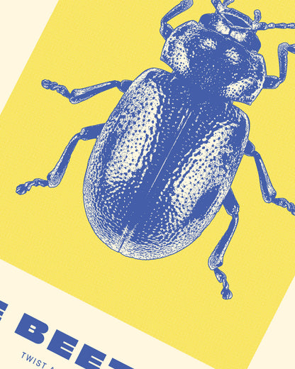 Póster Musical The Beetles - Lámina Decorativa Rock para Pared | Regalo Fan