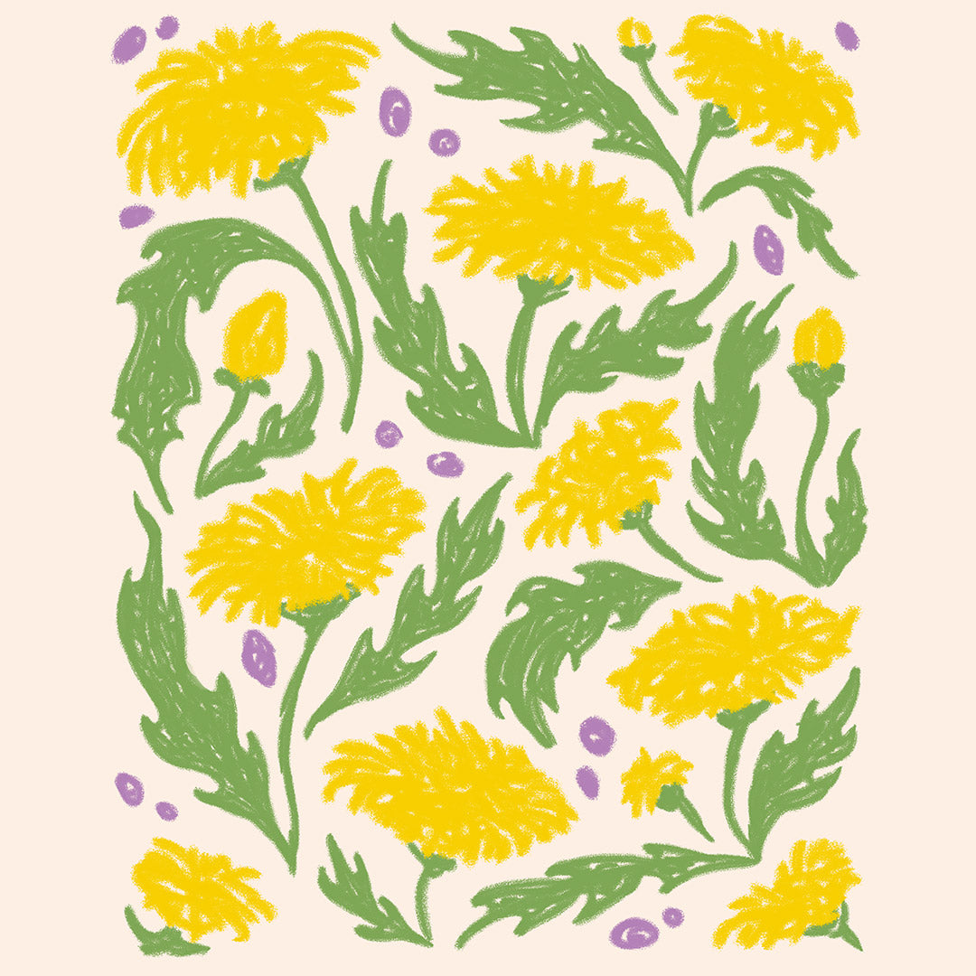 Póster Flores Silvestres Amarillas