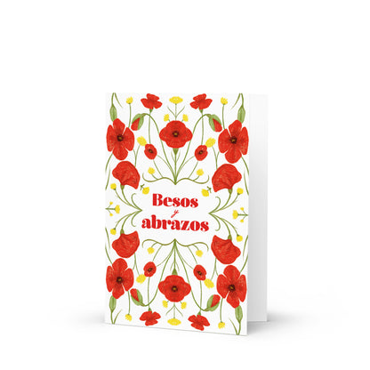 Tarjeta Besos y Abrazos